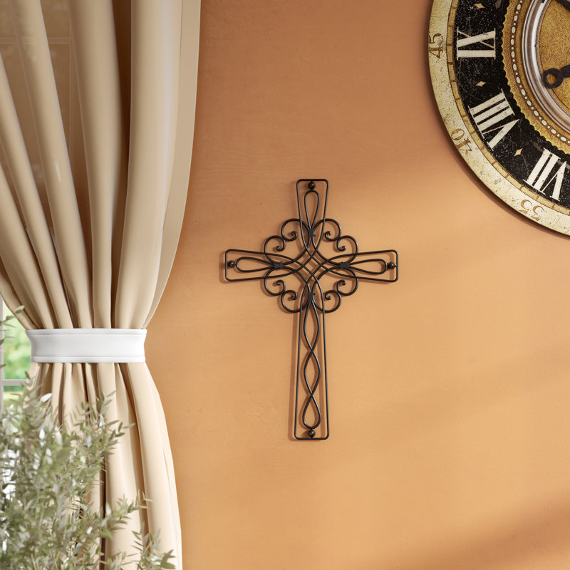 Fleur De Lis Living Modern & Contemporary Metal Wall Cross & Reviews
